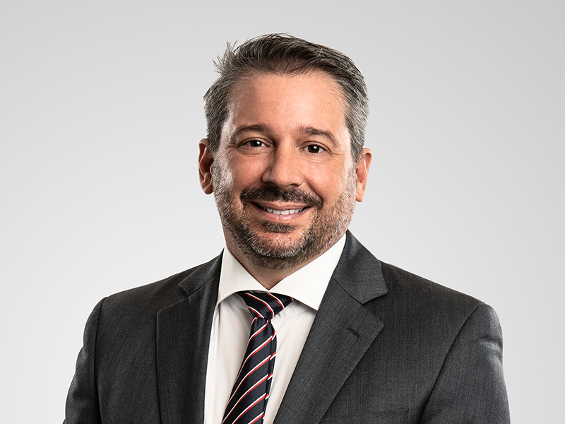 Richard Gordon Harneys fiduciary front portrait image on a grey background